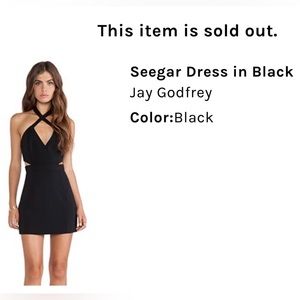 JayGodfrey Seegar Dress in Black | Color: Black| Size: 6 |